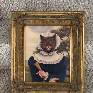 Reproduction painting of cat